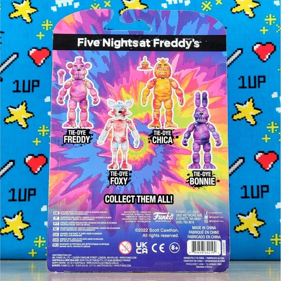 Funko Five Nights At Freddy's Tie-Dye Freddy 6" FNAF Action Figure NIB - Picture 2 of 6